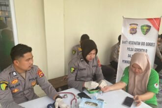 Layanan Kesehatan Gratis Biddokkes Polda Gorontalo
